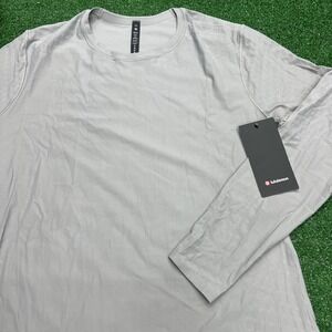 Lululemon SenseKnit Running Long Sleeve Men's XXL Rhino Gray Compression Fit NWT